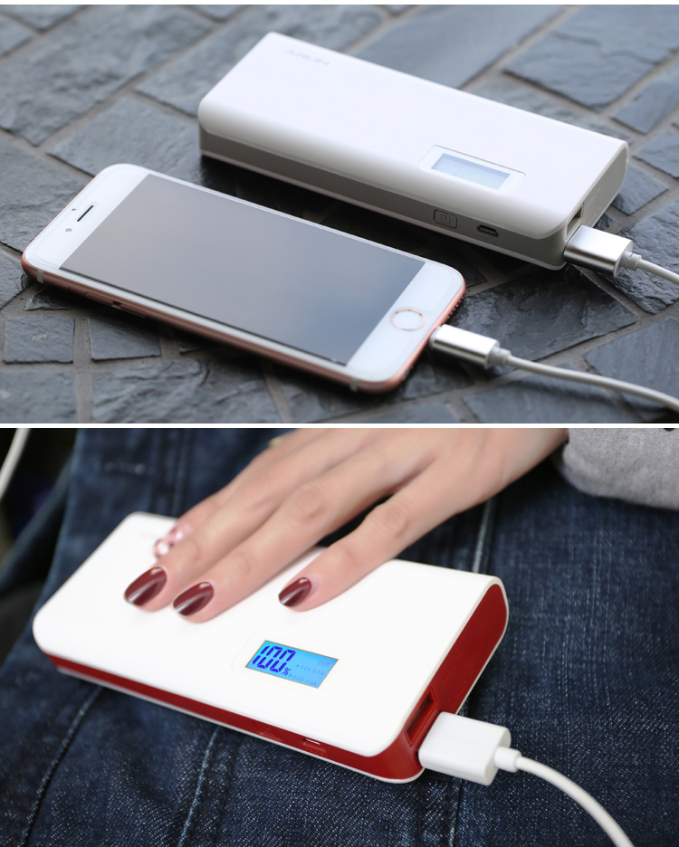 ARUN Hailutong điện thoại di động màn hình tinh thể lỏng 10000 mAh 10.000 mAh điện thoại di động phổ sạc kho báu