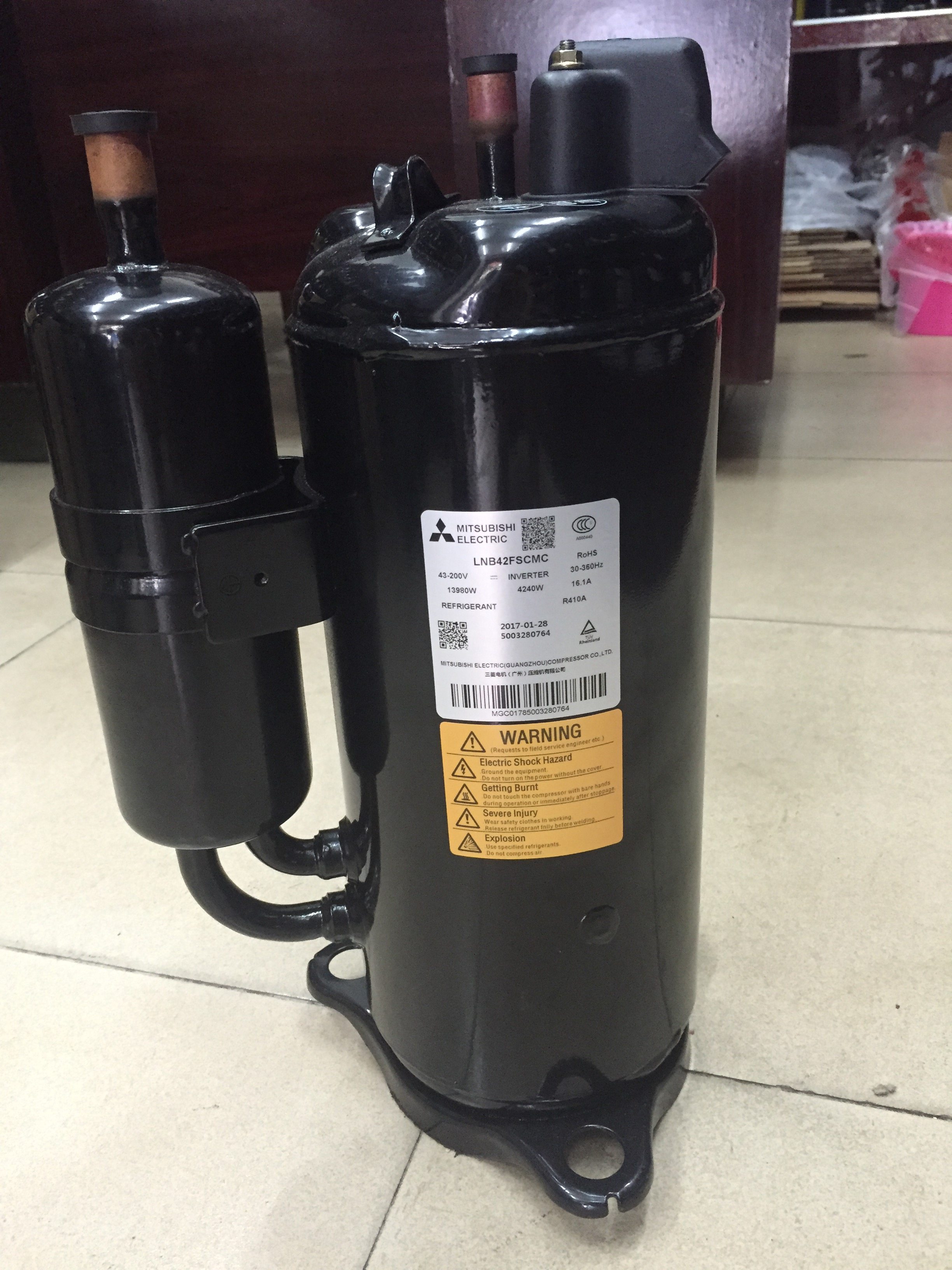 LNB42FSCMC Mitsubishi Frequency Conversion Air Conditioning Compressor New Original Line Goods LNB42FSAMC