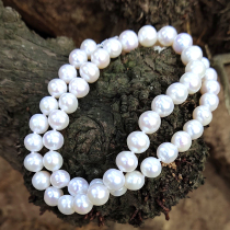 Natural Freshwater Pearl Necklace Near Round Mom Mother-in-law Money 100 hitch Fashion Accessories Jewelry Mothers Festival Gift