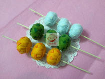 (Naughty boy)Non-woven meatballs skewers Finished household toys Preschool teaching aids simulation food skewers