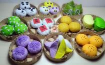 Non-woven products Childrens handmade Chinese food products Steamer sets Finished products Simulation food buns and noodles