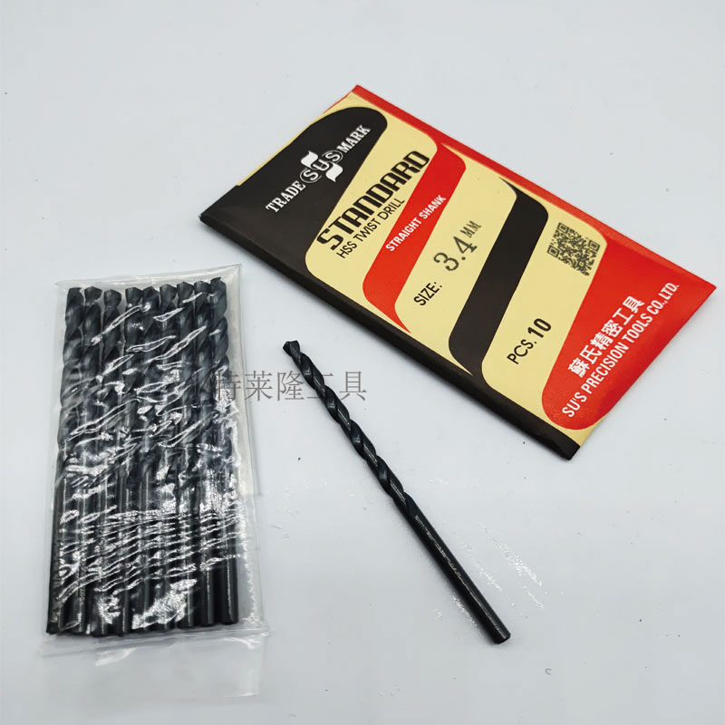 Taiwan SUS Su's drill straight handle twist drill imported drill 1-2-3-6-8-10-12-13mm