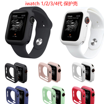 Apply Apple Watch 5 generation protection shell iwatch 1 2 3 4 generation soft silicone shell iwatch6 protective sleeve SE