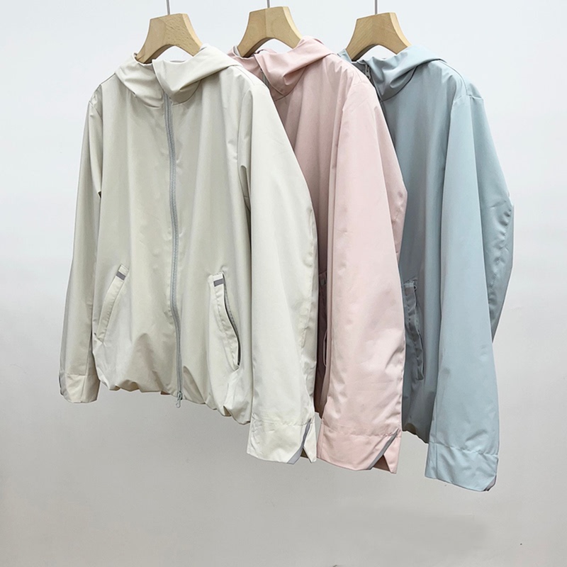 Italian Imported Fabric Wool Lining Soft Shell Windbreaker Short Jacket Outdoor Casual Short Style Windbreaker Autumn