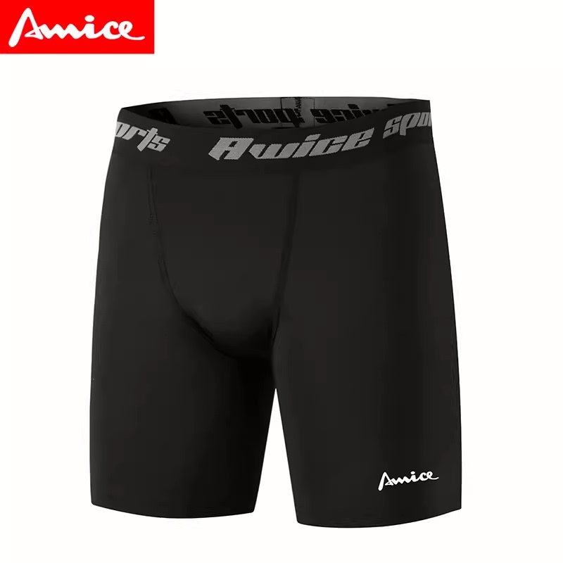 Awice Kidsren's Sports Pro Tight-Fitting Shorts Adult Football Basketball Quick-Drying Shorts Elastic Men's and Women's Training Shorts