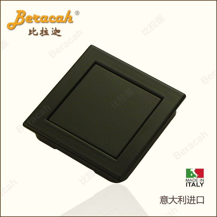 Belaga drawer hidden handle Italian imported Canaan brand black anti-bump invisible handle