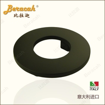 Bira furniture handle Ghana Italy imports Canaans brand modern round double-hole black plastic handle