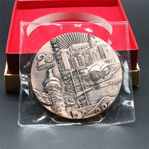  To celebrate the 20th anniversary of the Return of Hong Kong the Big Bronze Medal Commemorative Medal will be sold as a gift a bank collection a souvenir