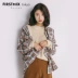 FIRSTMIX Thiết kế của phụ nữ Nhật Bản thích hợp với áo sơ mi cotton tay dài kẻ sọc lỏng áo sơ mi nữ phiên bản Hàn Quốc - Áo sơ mi dài tay các kiểu áo sơ mi nữ dài tay đẹp Áo sơ mi dài tay