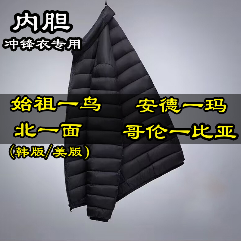 Jiurun North Face Bird-Style down Jacket Liner, Lightweight and Thin, Replacement Inner Layer, Sold Separately, New Style, Special Base Layer for Outdoor Jackets