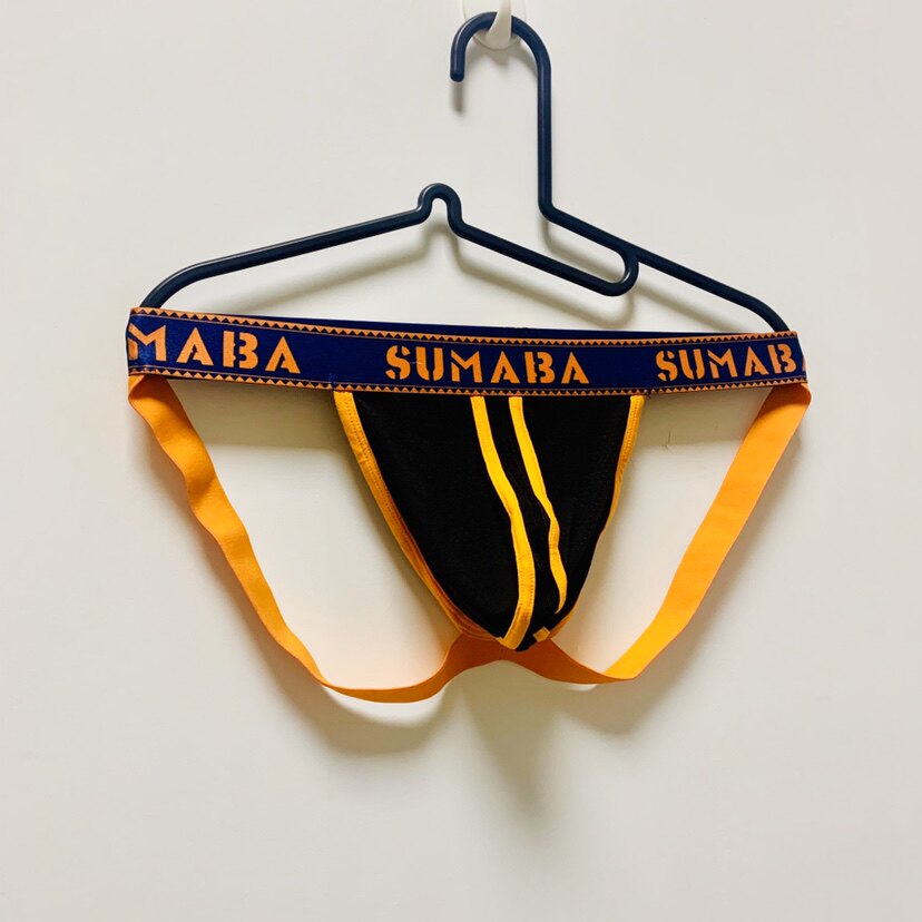 Men's thong sexy double thong underwear breathable ice silk summer refreshing combat suit