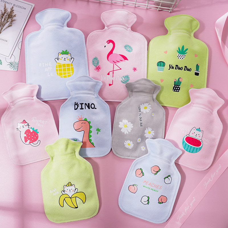 Water Injection Hot Water Bag Custom Cartoon Small Number Warm Water Bag Portable Children Students Mini Carry-on Hands Treasure