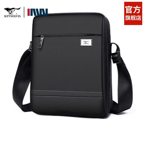 Septwolves, сумка на одно плечо, мужской шоппер, универсальный рюкзак для отдыха, сумка через плечо, ткань оксфорд, в корейском стиле
