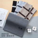 Septwolves, мужской демисезонный модный шерстяной трендовый удерживающий тепло шарф, подарок на день рождения