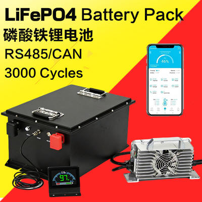 Golf carts, sightseeing vehicles, electric cars, three-wheeled and four-wheeled vehicles, lithium iron phosphate, large capacity, 60V, 72V, 100AH, 150AH