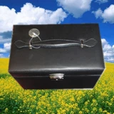 Европейский импортный датский бренд Jyk Exquisite Jewelry Box с 3 ящиками черные ремни маленький локолик красавица Baby