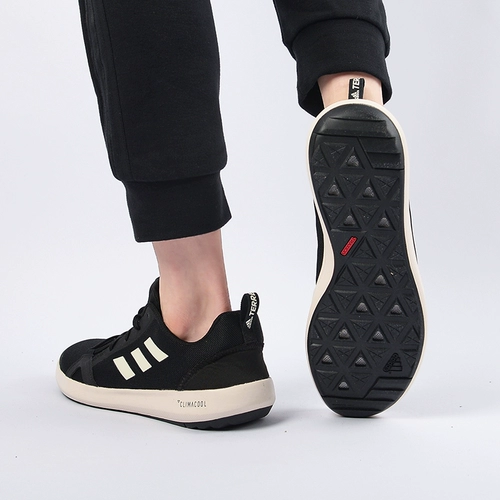 Adidas, летняя дышащая спортивная альпинистская обувь для отдыха подходит для пеших прогулок