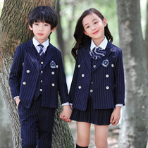 class uniform boys suit autumn winter College wind primary suit uniforms kindergarten yuan fu England