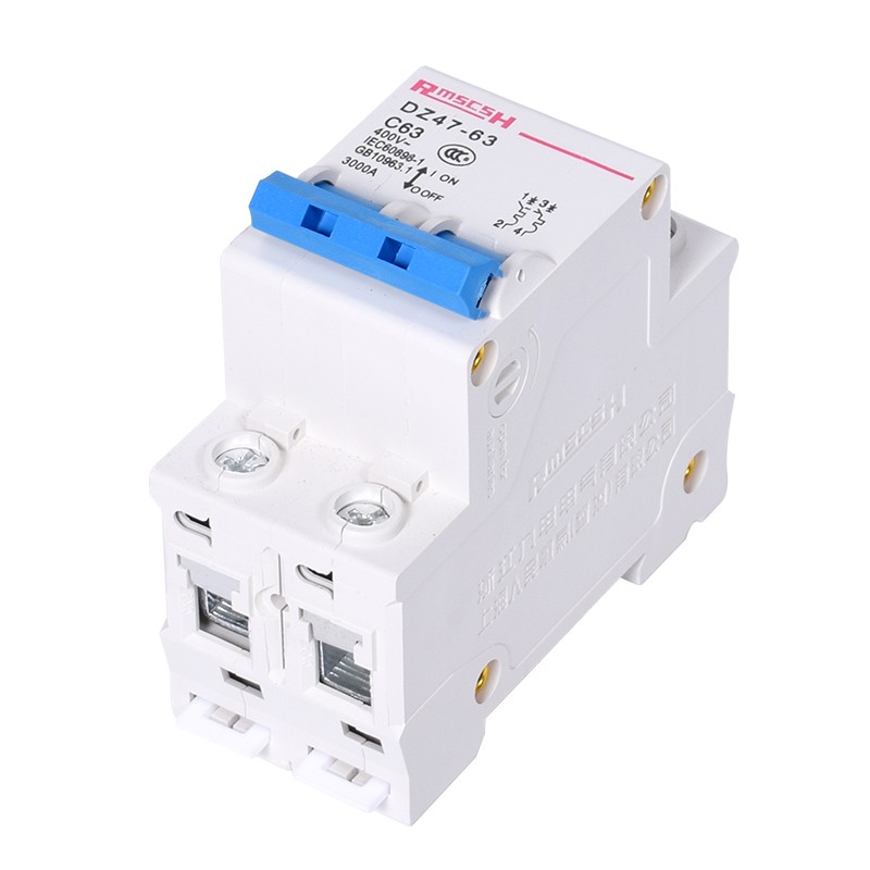 Small circuit breaker air switch DZ47-60 2P16A 20A 32A 40A master short circuit protector