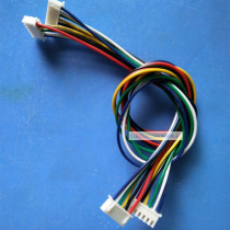 XH2 54mm connector 6p double terminal wire electronic wire main backplane cable 1007 22#