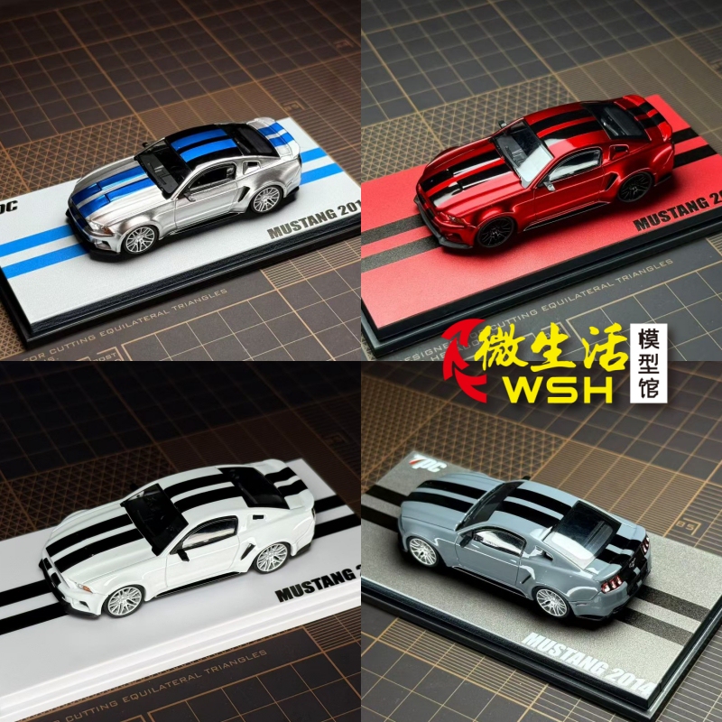 Tpc 1:64 Ford Mustang 2014 Mustang Modified Version Alloy Car Model