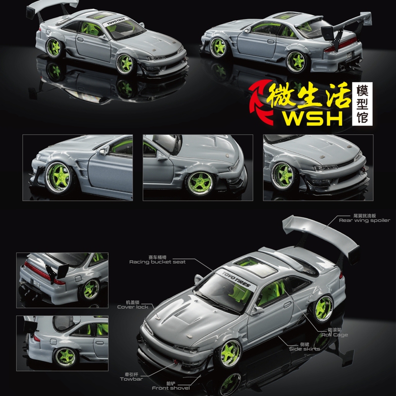 Coming Soon: Mortal 1:64 Nissan S14 Gt-Spec V1 Seiji Ookawara Alloy Car Model