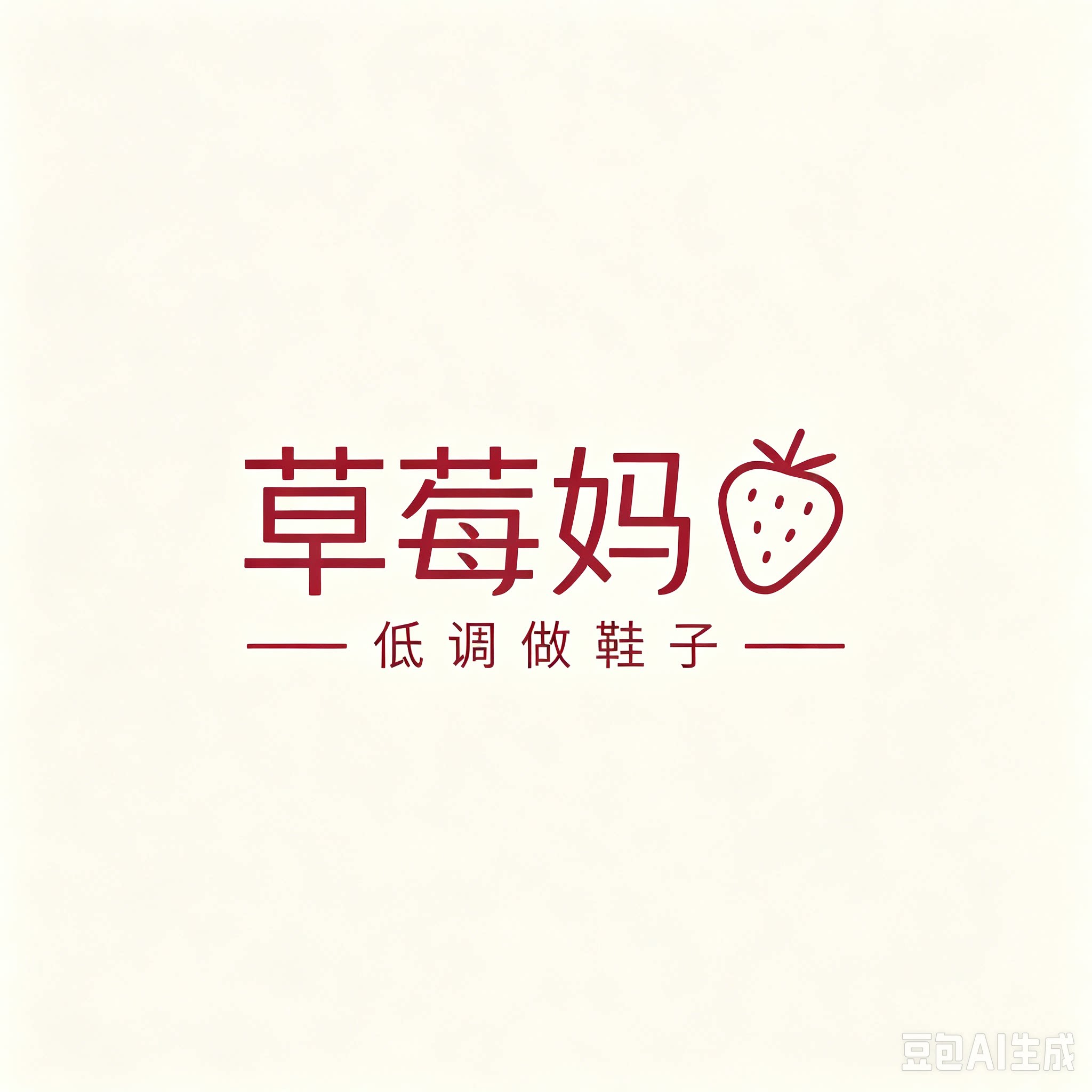 草莓妈 低调做鞋子