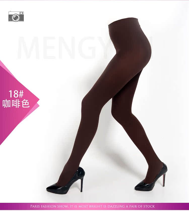 Giấc mơ vần điệu mùa xuân và mùa thu mô hình dày quần nhung kích thước lớn xà cạp của phụ nữ chín điểm vớ chống móc cao đàn hồi bếp cao tất cao cổ nữ