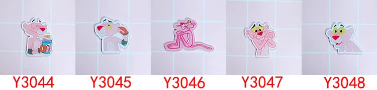 New Anime Cartoon Badge Piggy Peggy Trâm Pink Leopard Acrylic Badge Teddy Bear Winnie the Pooh Badge - Trâm cài trâm cài áo hàn quốc