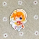 Lovelive trâm mới anime huy hiệu nhân vật trâm Q phiên bản phù hiệu hình áo giáp acrylic - Trâm cài ghim cài áo vest nữ