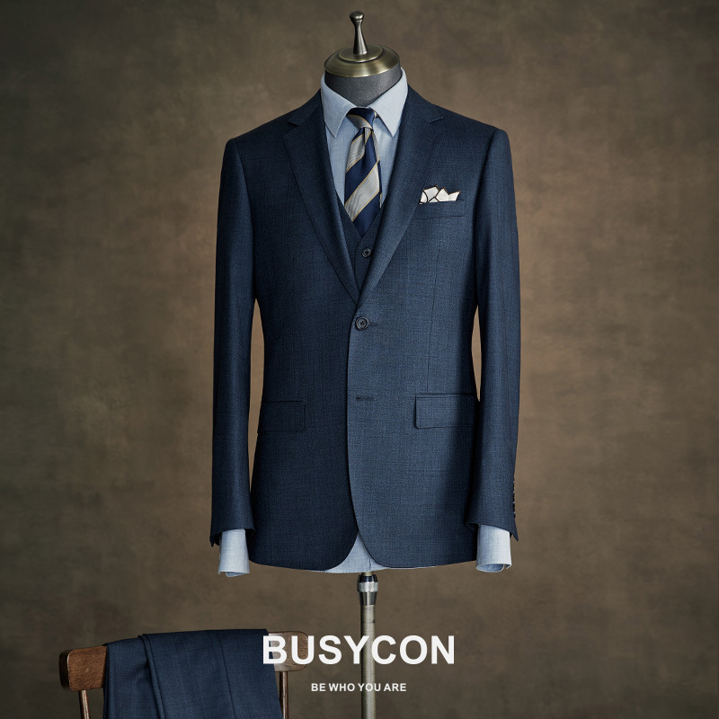 Suit Men's Suit, High-End Business Casual Formal Wear, Groom's Wedding High-End Dress, Men's Suit Three-Piece Suit