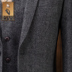 Bộ đồ len nam phù hợp với mùa đông vest nam Suit phù hợp
