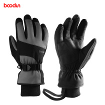 Ski gloves Bookon thread cuff outdoor velvet warm and waterproof men and women cycling