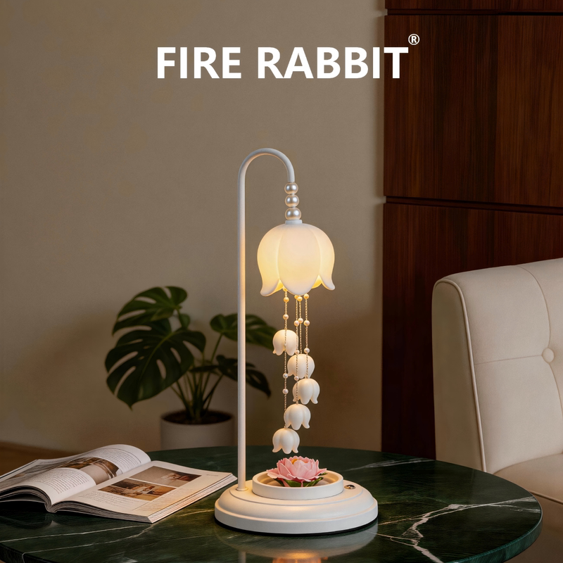 Uyunjian Shine & Lily of the Valley Night Light Bedroom Bedside Table Atmosphere Lamp Wedding Birthday Valentine's Day Gift for Women Uyunjian Shine & Lily of the Valley Night Light Bedroom Bedside Table Atmosphere Lamp Wedding Birthday Valentine's Day Gift for Women