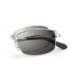 Изменение цвета Германии вдали от трехцелевого старого цветочного зеркала Складываемые средние и пожилые умные интеллектуальные анти -леговые легкие двойные стареющие очки Женские модели