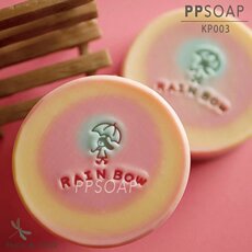 Творческие канцелярские принадлежности ppsoap设计精致压克力手工皂章diy印章 kp003 rainbow