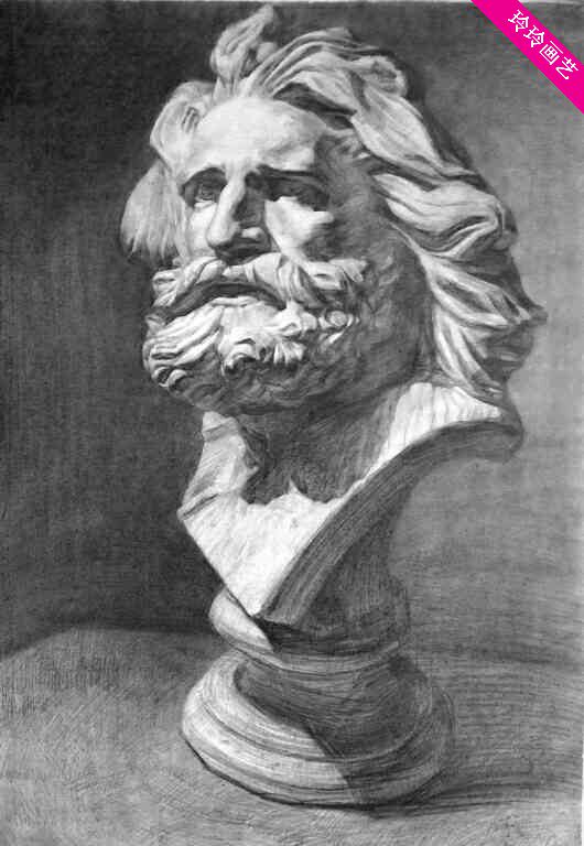 Four-open eight-open sketch Plaster still life landscape head Hand-painted photo Copy sketching Custom art works