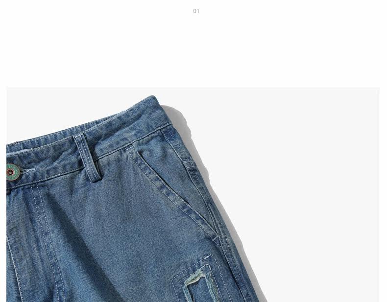 Jeans pour adolescent Sarouel en coton pour été - Ref 1481662 Image 19