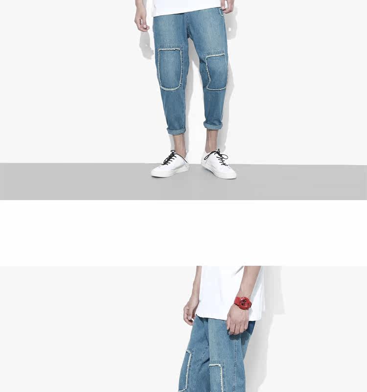 Jeans pour adolescent Sarouel en coton pour été - Ref 1481662 Image 14