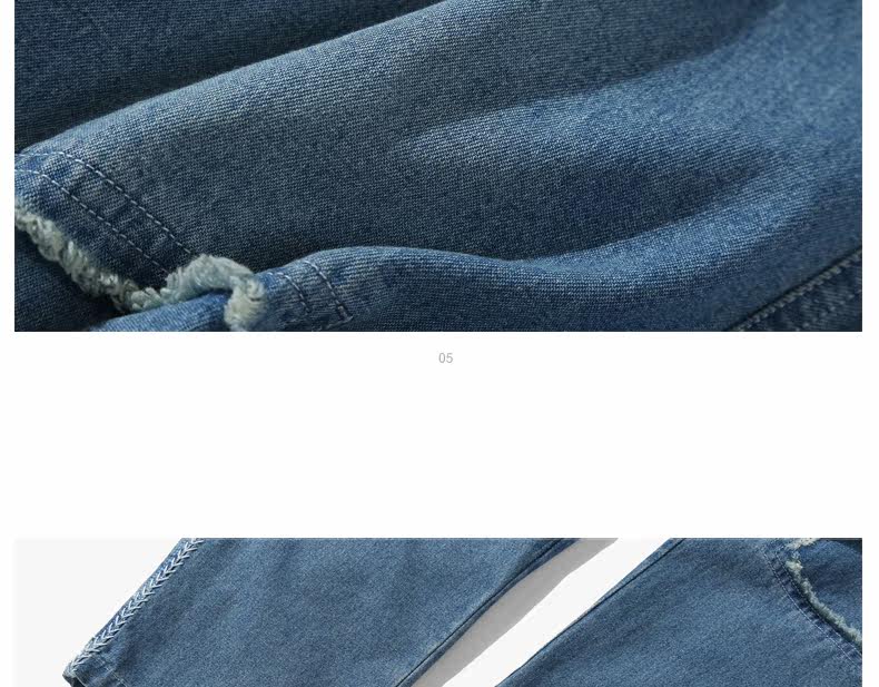 Jeans pour adolescent Sarouel en coton pour été - Ref 1481662 Image 23