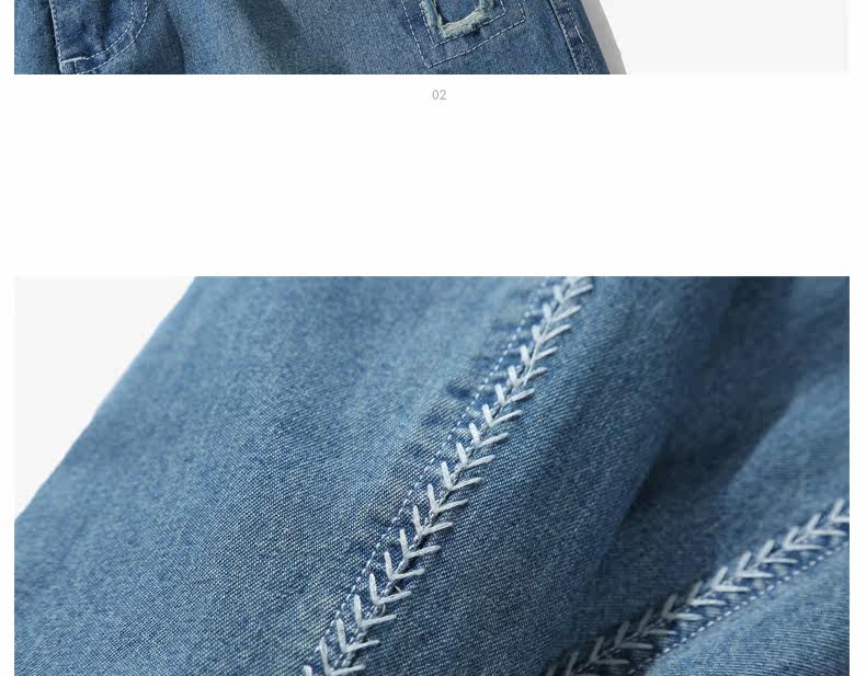 Jeans pour adolescent Sarouel en coton pour été - Ref 1481662 Image 20