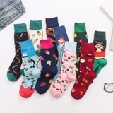 Crazysox Asymmetric AB Носки мультфильм хлопковые носки европейские и американские мужчины и женщины среднего прилива.