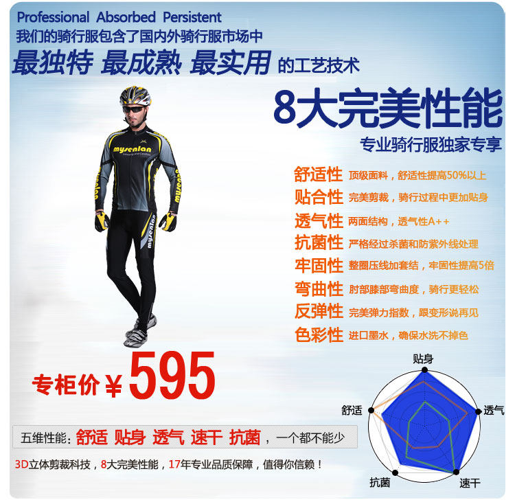 Tenue de cyclisme homme RUSUOO - Ref 2230336 Image 24