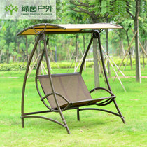 Molovin swing outdoor anti-rust hanging chair double iron indoor swing chair adult open-air leisure sunshade rocking chair