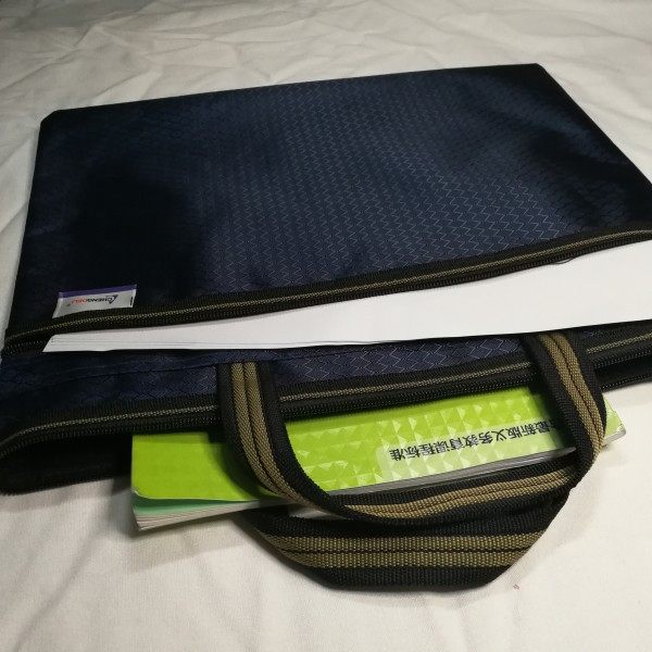 Double waterproof file bag handbag handbag kit archive bag student file bag