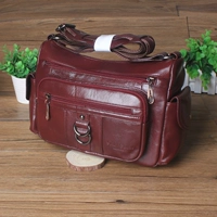 Большой, темно-бордовый