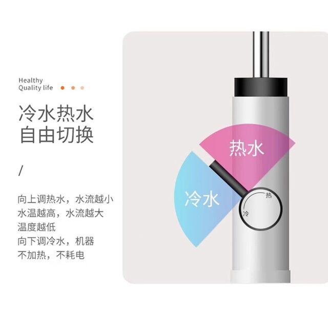 Midea Electric Hot Water Faucet, Fast Heating, Instant Hot Water for Home Kitchen, Tap Water Heating, Small Water Heater