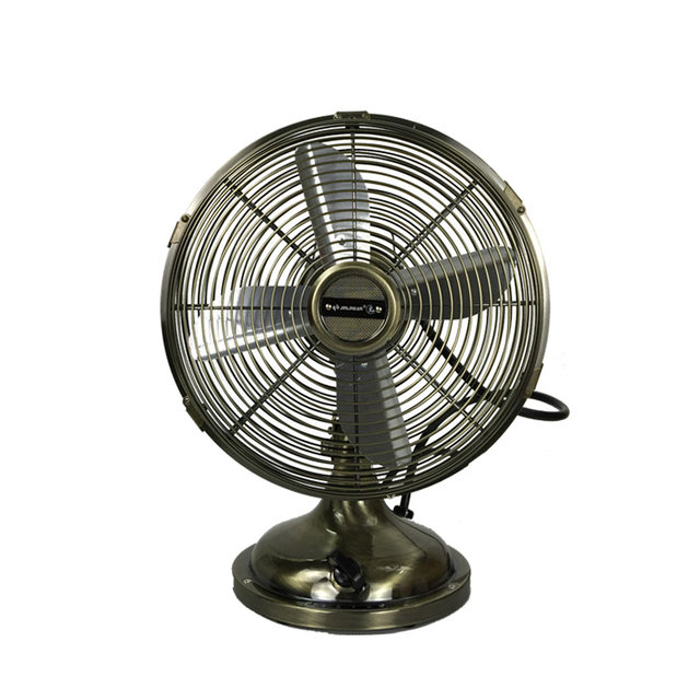 Antique table fan retro electric fan household metal shaking head silent 8-inch 10-inch 12-inch small desktop nostalgic electric fan
