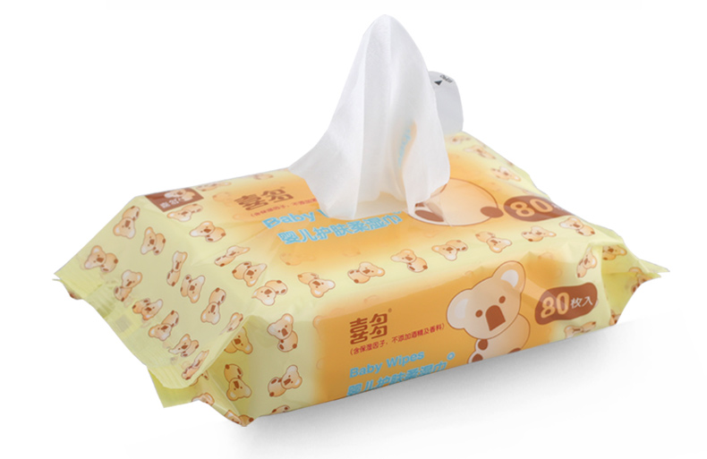 Hi Doo Baby Skin Care Khăn lau vệ sinh 80 Bơm 6 Gói 480 Bơm Khăn lau trẻ em Khăn lau sơ sinh khăn ướt mamamy