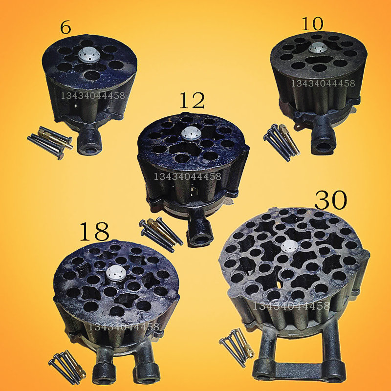 6 10 12 18 30 Pipe nozzle plum burner Menghu jet burner Commercial kitchenware stove accessories